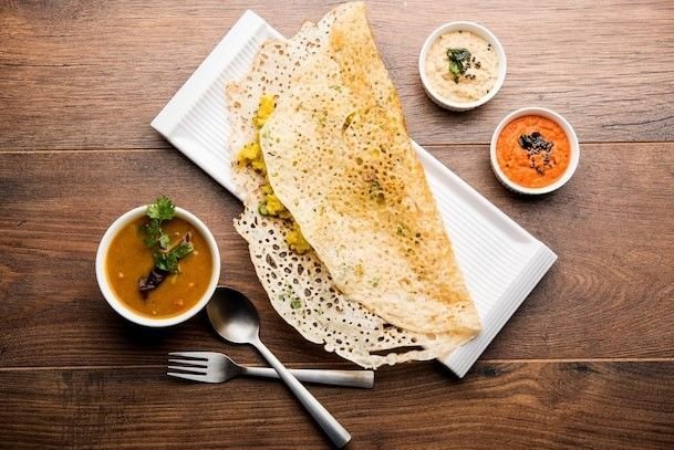 UK Rava Masala Dosa - रवा मसाला डोसा